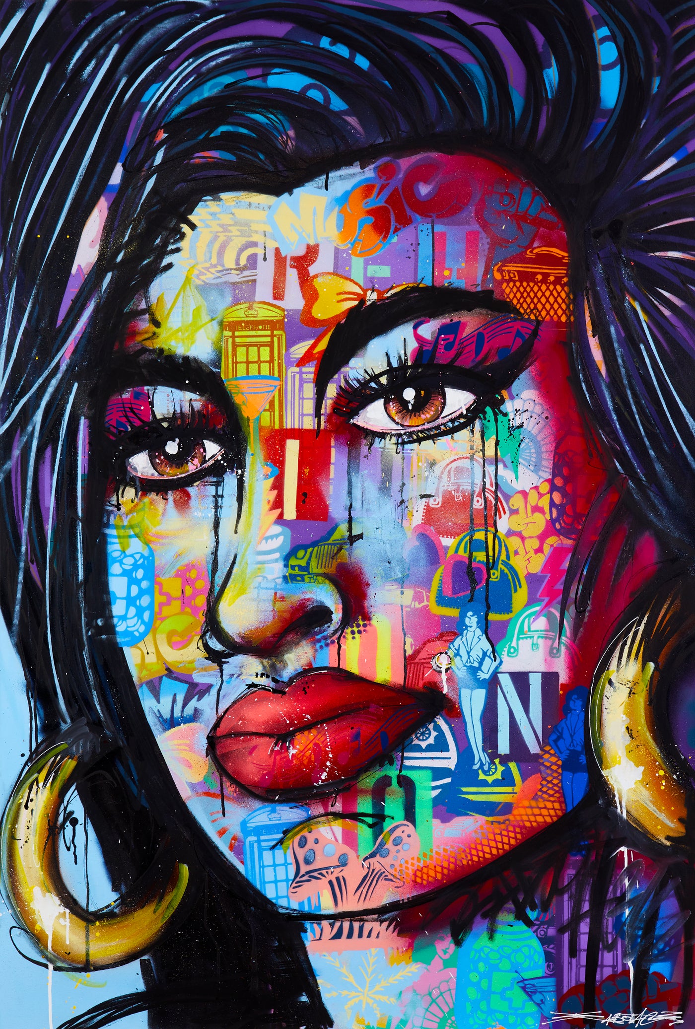 Amy Winehouse - Original Canvas
