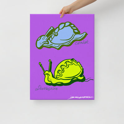Pasty Snail - Canvas - Crimped Quims Limited Collection