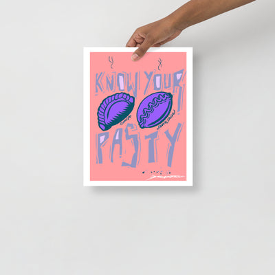 Know your Pasty - Pink - Digital Print - Crimped Quims Limited Collection