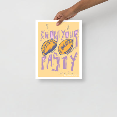 Know your Pasty - Cream - Digital print - Crimped Quims Limited Collection