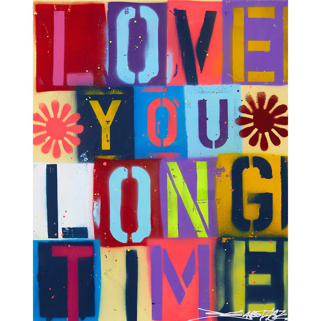Love You Long Time - Canvas Original