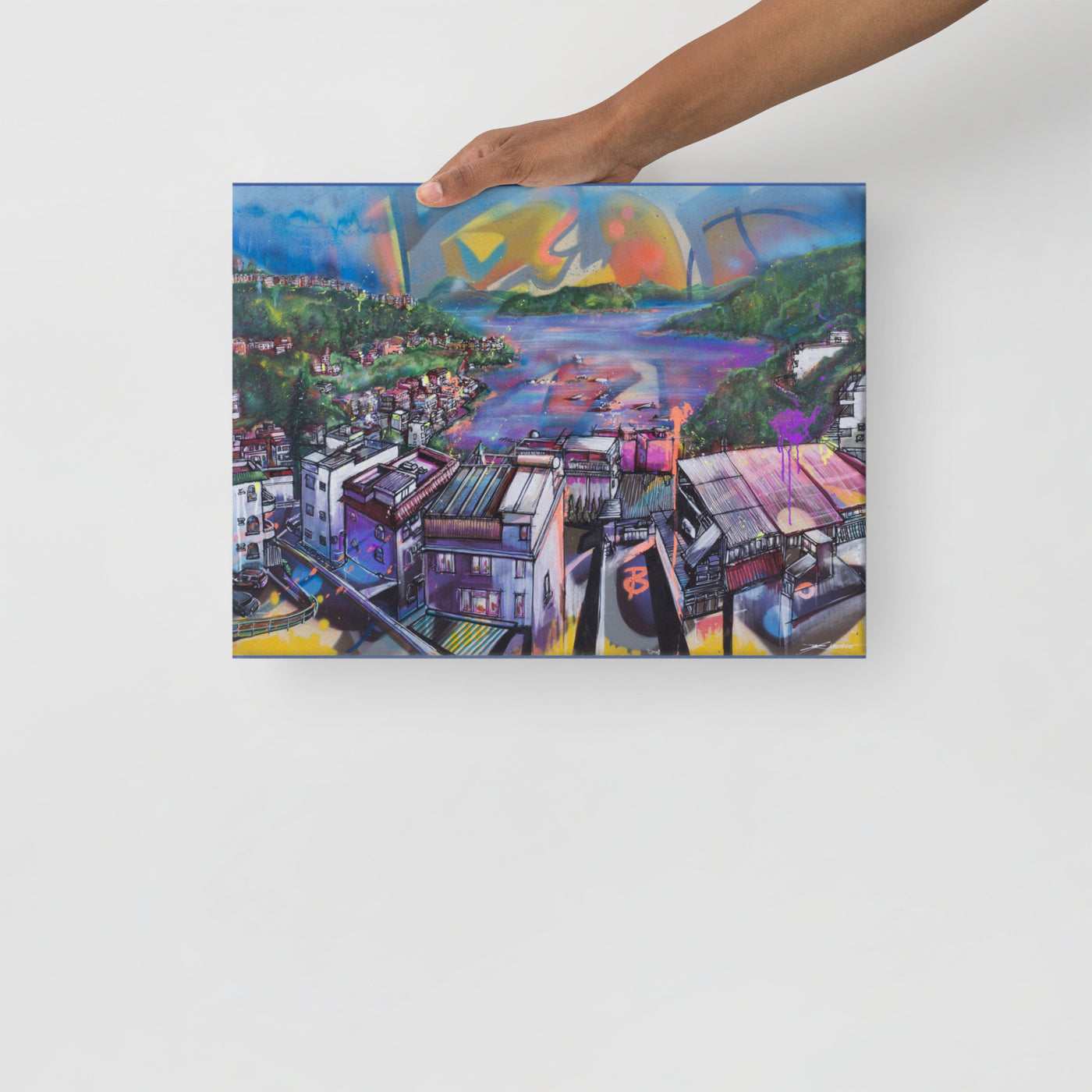 Lobster Bay Blue - Canvas Print