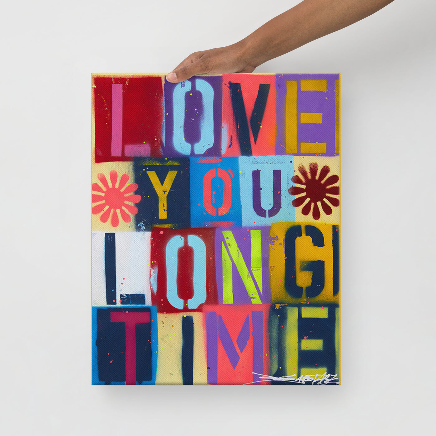 Love You Long Time - Canvas Print