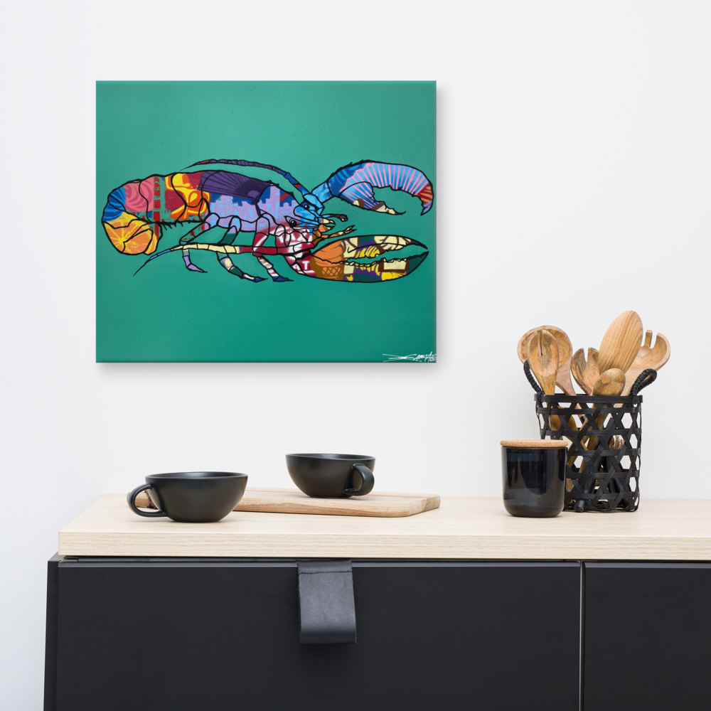 The Lobster of Lobster Bay - Canvas Print