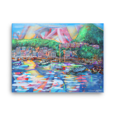 Lobster Bay From The Sea - Canvas Print