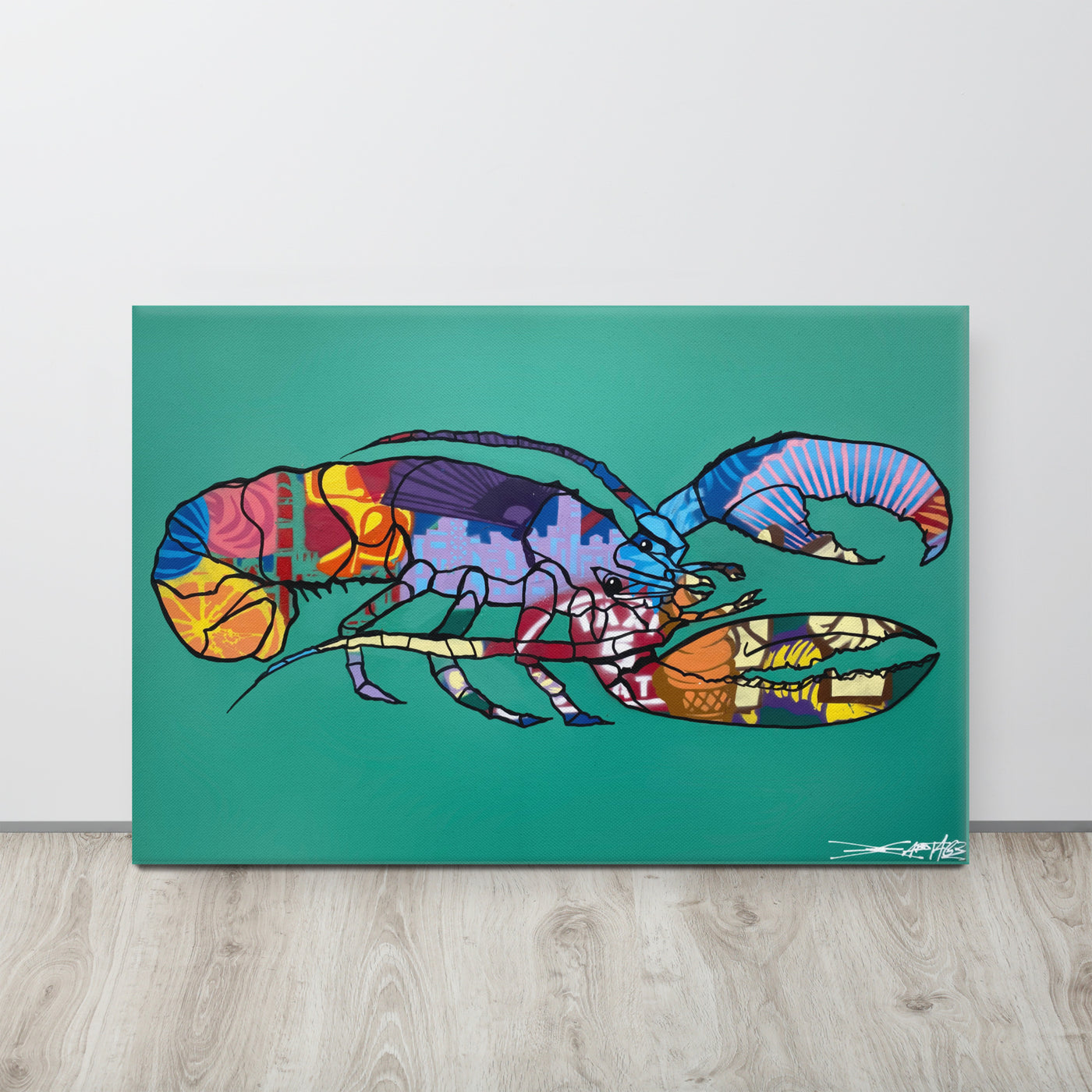 The Lobster of Lobster Bay - Canvas Print Large