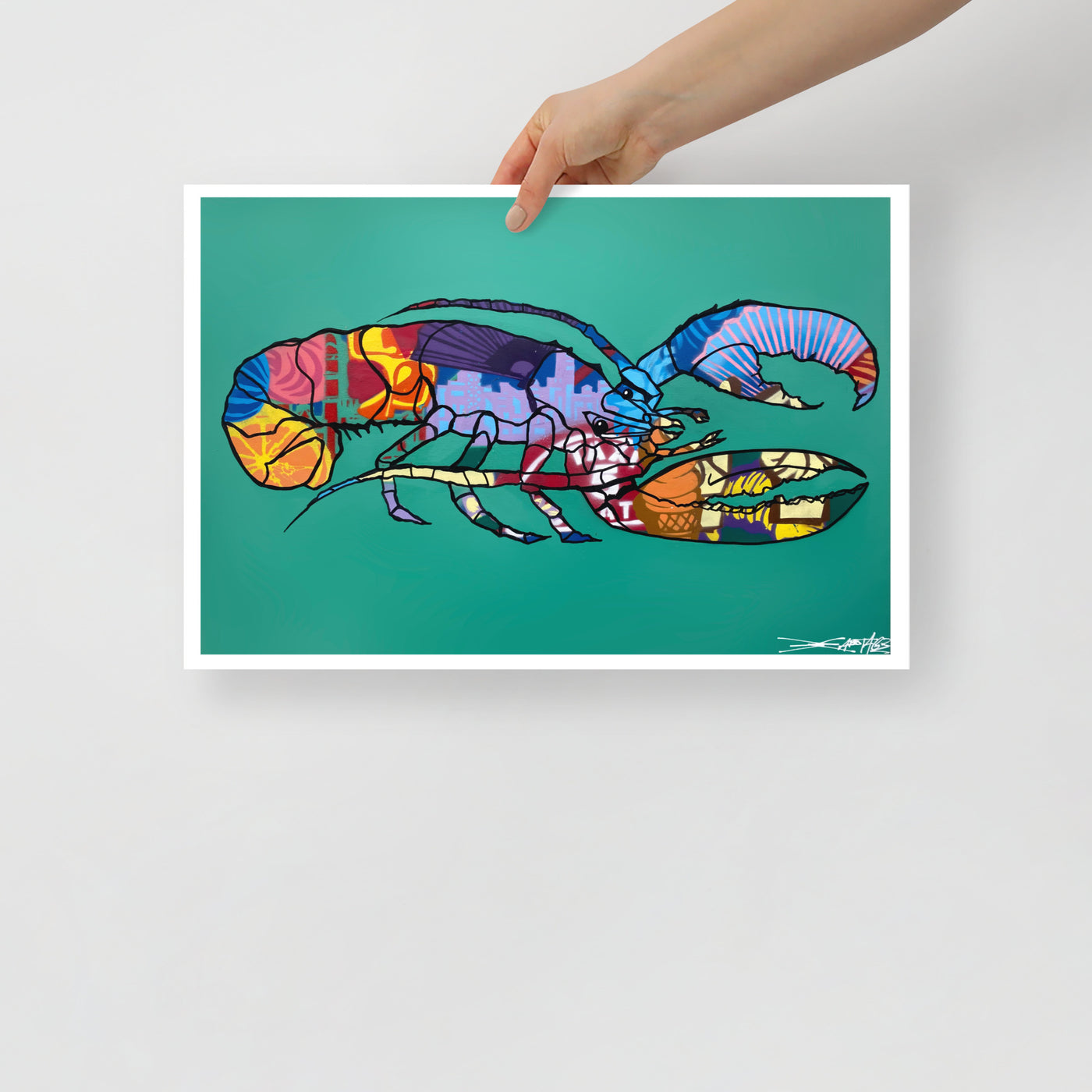 The Lobster of Lobster Bay - Poster Print