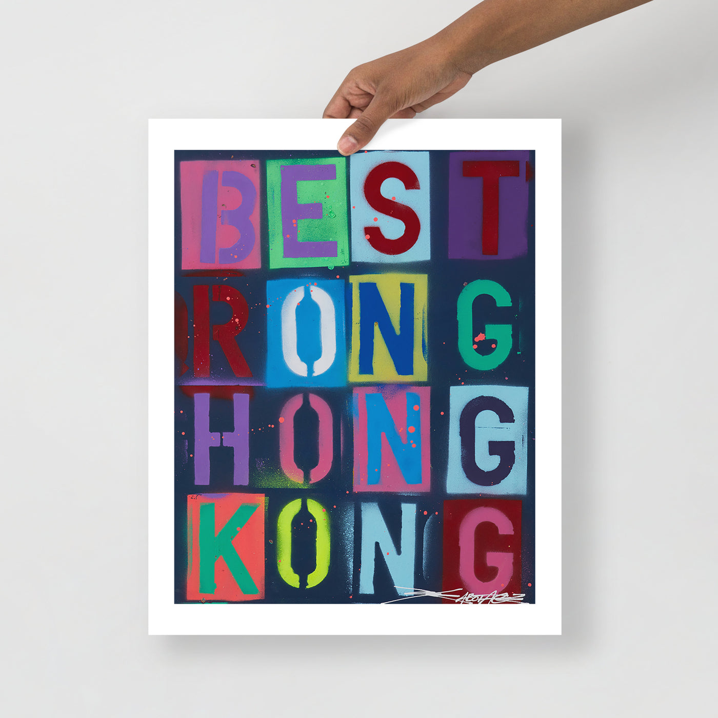 Be Strong Hong Kong - Poster Print