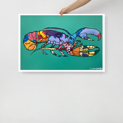The Lobster of Lobster Bay - Poster Print
